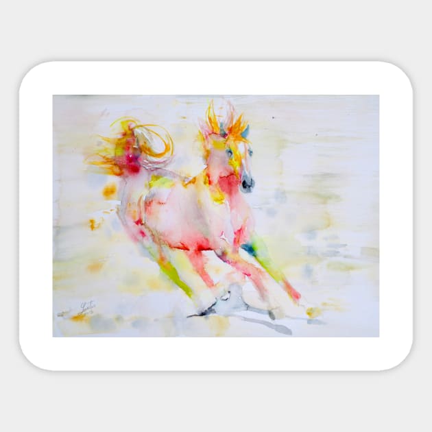 WATERCOLOR HORSE .5 Sticker by lautir